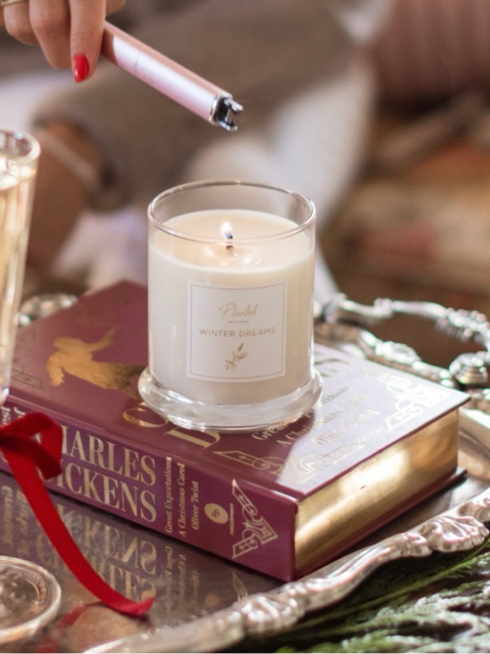 Jilly Box Winter 2025 Winter Dreams Soy Candle by Planted